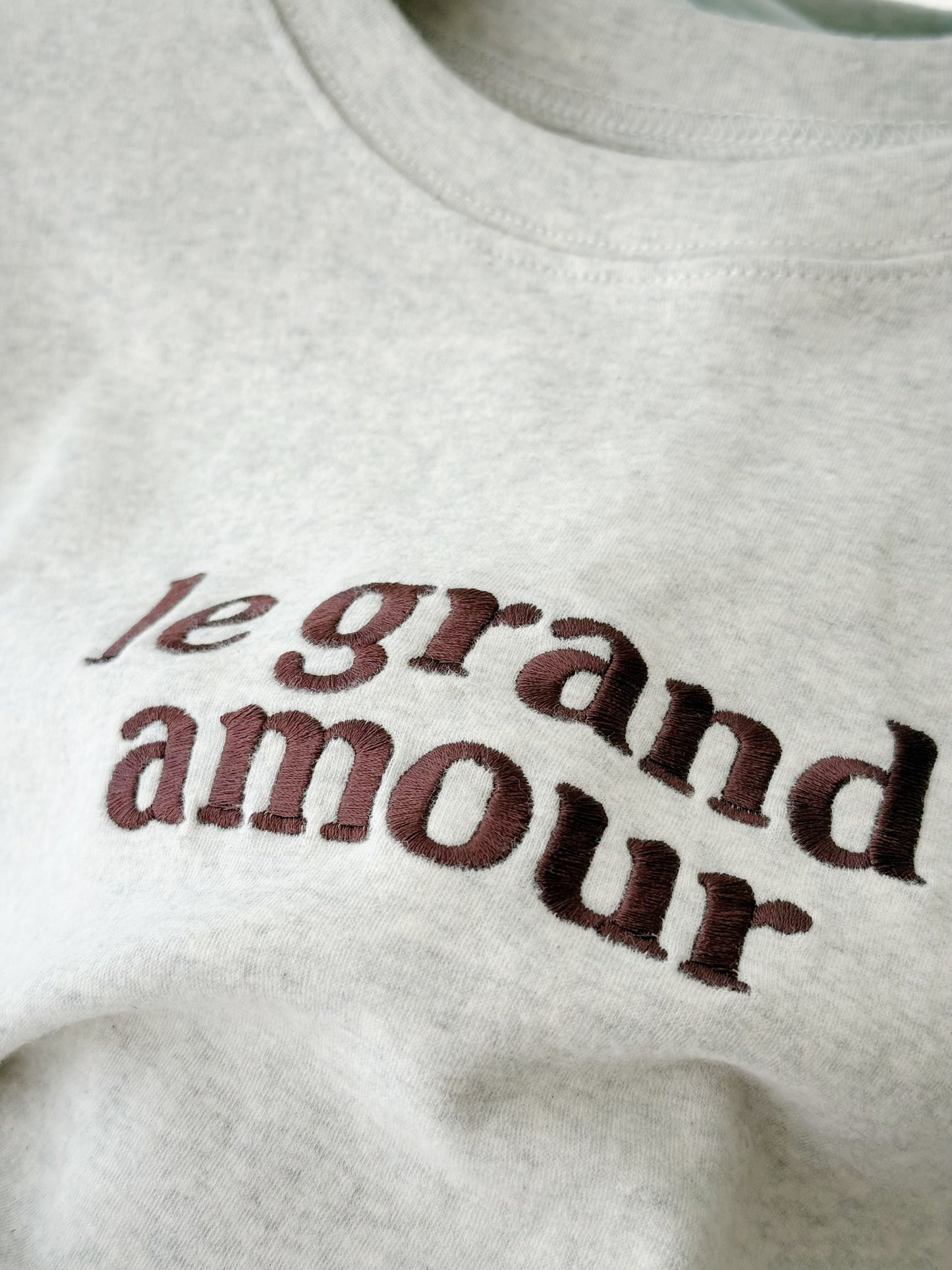 Le grand amour刺繡tee