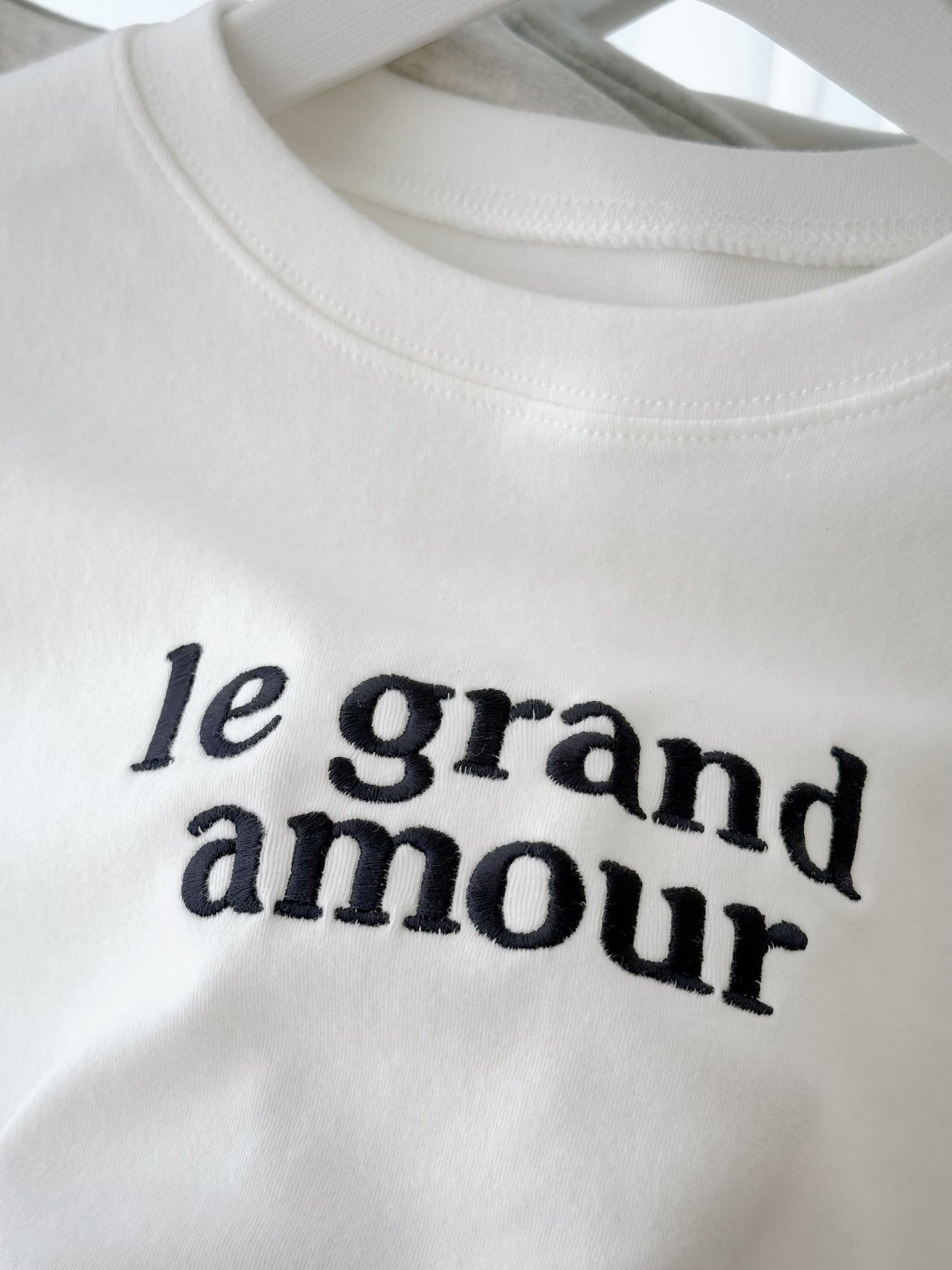Le grand amour刺繡tee