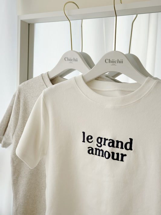Le grand amour刺繡tee