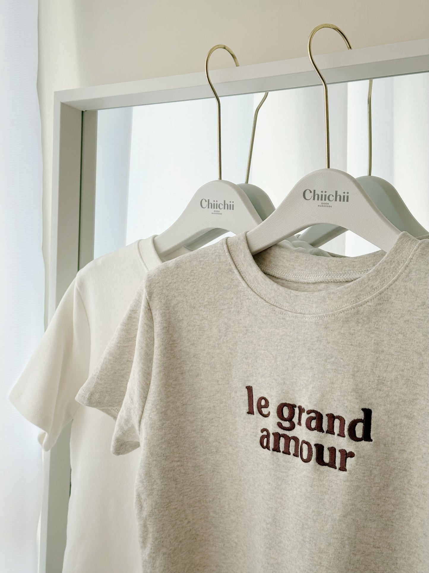 Le grand amour刺繡tee