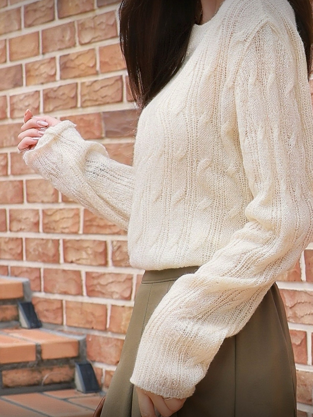 超軟棉花糖麻花針織