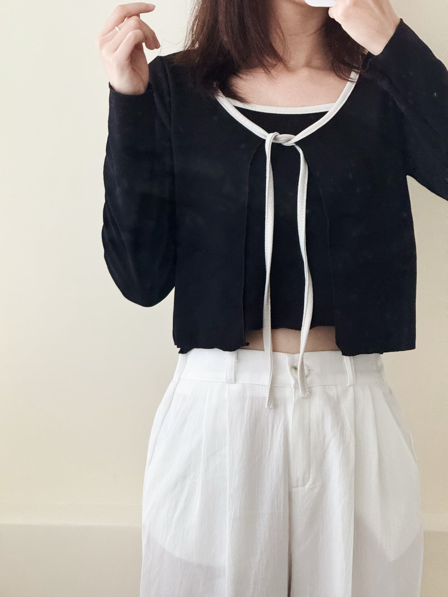 小香風背心連外套