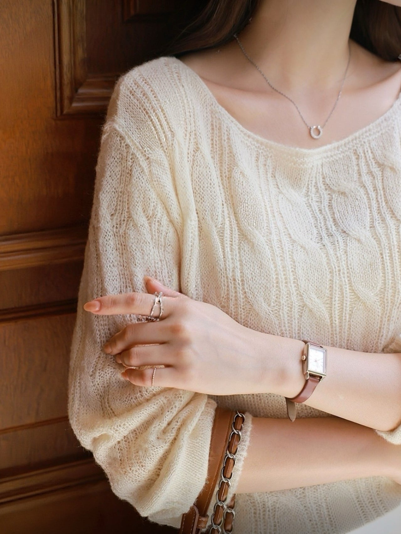 超軟棉花糖麻花針織